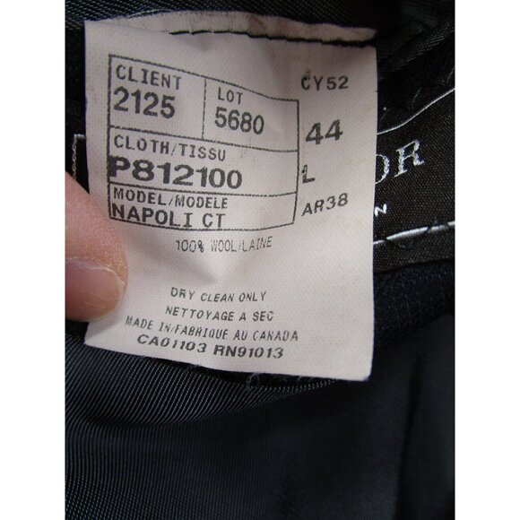 Jack Victor Jacket 44 Long Wool Blazer Sport Coat Checked 2 Button - Picture 12 of 15